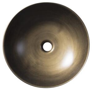 PRIORI keramické umývadlo, priemer 41,5 cm, bronz PI032