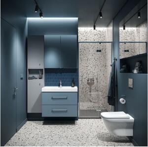 Cersanit Larga square Clean On, závesná wc misa 3/5 l + sedátko s pomalým zatváraním z duroplastu, biela, S701-473