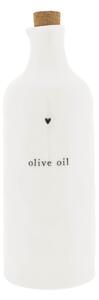 Keramická fľaša na olivový olej Heart Black 700 ml