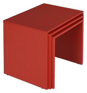 NovýNábytok.sk Set 3ks. konferenčných stolíkov Losuku 2 (červená). Vlastná spoľahlivá doprava až k Vám domov. 1094308