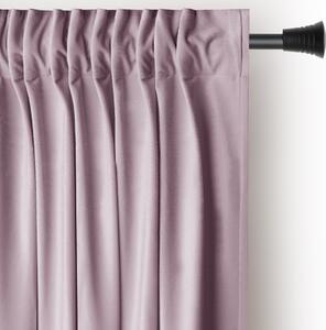 Záves AmeliaHome Velvet s multifunkčnou páskou ružový, veľkosť 140x270