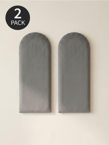 Sinsay - Čalúnené nástenné panely 2 pack - tmavosivá