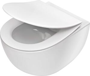 Deante Peonia Zero, závesná WC misa RimFree 51 x 36 cm, biela, CDE_6ZPW