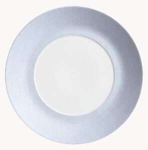 Ručne vyrobené plytké taniere z porcelánu Cosmopolitan, 2 ks