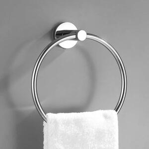 Rea príslušenstvo, Mist 05 prsteňový držiak na uteráky, chrómová, REA-80027