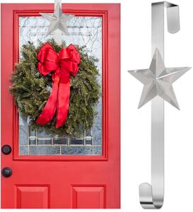 Tutumi, vešiak na vianočnú dekoráciu dverí 37cm, oceľ, CHR-08510