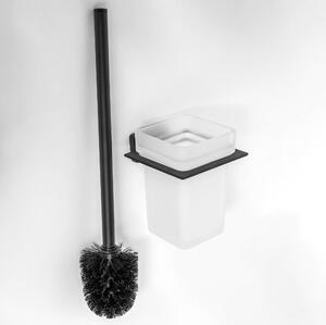 Rea príslušenstvo, závesná toaletná wc kefa OSTE 07, čierna, REA-80050