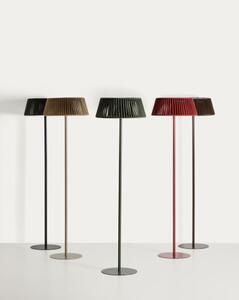 ALDETA záhradná solárna podlahová lampa Zelená
