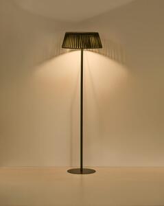 ALDETA záhradná solárna podlahová lampa Zelená