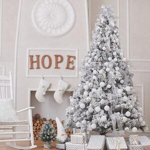 Tutumi, ozdoby na vianočný stromček 100ks KL-21X03, biela, CHR-00651