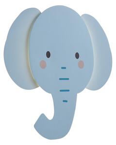 Detská nástenná lampa modrá vrátane LED s 3-stupňovým stmievaním - Ellie the Elephant