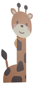 Detské nástenné svietidlo hnedé vrátane LED 3-stupňové stmievateľné - Gigi the Giraffe