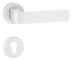 Dverové kovanie MP Cinto-R 2732 (WS - Biela matná), kľučka-kľučka, Otvor pre obyčajný kľúč BB, MP WS (biela mat)