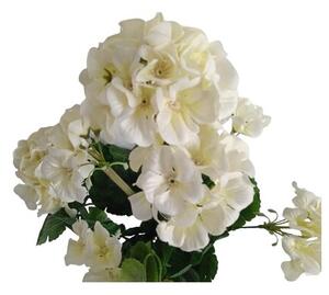 Umelá kvetina Muškát biela, 47 cm