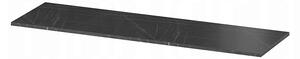 Cersanit Larga, doska na skrinku 160cm, mramor čierny, S932-062