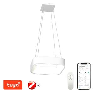 TOPAJA 45 | IMMAX NEO | štvorcové Smart LED závesné svietidlo Farba: Biela matná
