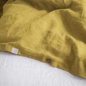 Linen Tales Súprava ľanových obliečok Lemon Curry Veľkosť: 200x200, 50x70cm