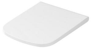 Cersanit Larga Square, antibakteriálne Slim sedátko z duroplastu, biela, K98-0231