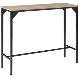 Barový stôl Kerry 120x40x100,5cm - Industrial svetlé drevo, dub Sonoma