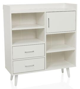 KOMODA, biela, 80/90/30 cm MID.YOU - Komody, Online Only