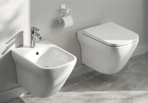Cersanit Larga Square CleanOn, závesná wc misa bez sedátka, biela, K120-004