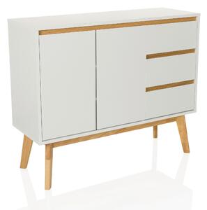 ŠIROKÁ KOMODA, biela, 97/34/80 cm MID.YOU - Online Only drobný nábytok, Online Only