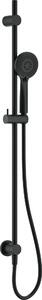 Deante Arnika, sprchový stĺp 95cm s podomietkovým pripojením a 3-funkčnou ručnou hlavicou a sprchovou hadicou 150cm, čierna, NQA_N61K