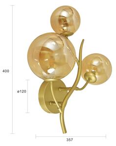 Brilagi - LED Nástenné svietidlo MISTEL 3xG9/3W/230V zlatá