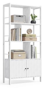 REGÁL, biela, farba javora, oceľ, 74/154,5/30 cm Boxxx - Regály, Online Only