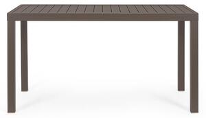 MUZZA Záhradný stôl linde 130 x 68 cm hnedý