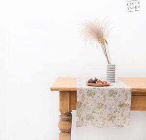Ľanový behúň na stôl 40x200 cm Botany – Linen Tales