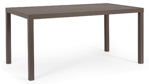 MUZZA Záhradný stôl linde 150 x 80 cm hnedý