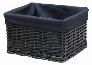 KOŠÍK DO REGÁLU, čierna Ambia Home - Košíky