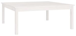 Konferenčný stolík biely 100x100x40 cm borovicový masív
