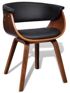 Jedálenská stolička, ohýbané drevo a umelá koža
