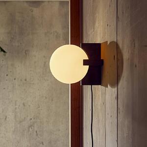 FRANDSEN Stolová lampa Hito, mramor, sklo, E14, výška 19,5 cm, Čierna, Obývacia izba / jedáleň, Kameň, Dizajn, Stojacie svietidlo