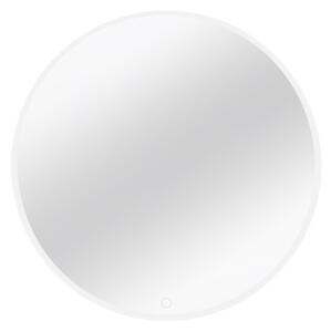 Zrkadlo s osvetlením ELISTUL A, 80x80, biela