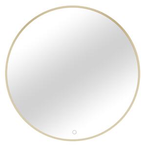 Zrkadlo s osvetlením BINIE A, 60x60, zlatá