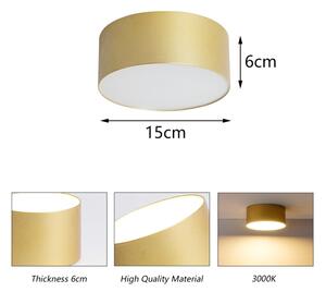 BRILAGI -LED Kúpeľňové stropné svietidlo FORIS LED/20W/230V priemer 15 cm zlatá IP44