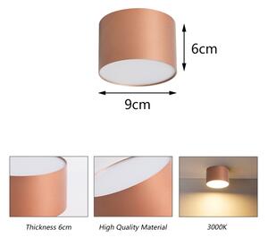 BRILAGI - Kúpeľňové stropné svietidlo FORIS LED/9W/230V priemer 9 cm bronzové IP44