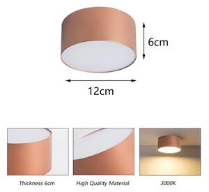 BRILAGI -LED Kúpeľňové stropné svietidlo FORIS LED/14W/230V priemer 12 cm bronz IP44