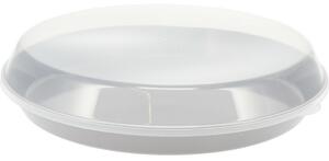 EH Servírovacia plastová misa s vekom 35,5 x 8,5 cm, sivá