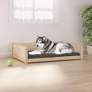 Psia posteľ 105,5x75,5x28 cm borovicový masív