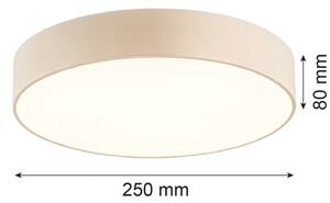 Argon 7296 - Stropné svietidlo DARLINGOS 2xE27/15W/230V priemer 25 cm béžové