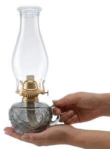 Brilagi - petrolejová lampa MERLIN dymová/sivá