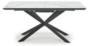 Jedálenský stôl Demonte rozkladací (biela, čierna)