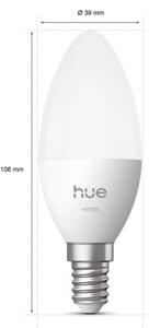 LED stmievateľná žiarovka Philips Hue White B39 E14/3,9W/230V 2700K