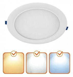 LED podhľadové svietidlo SIGARO LED/18W/230V 3000/4000/6500K pr. 22 cm biele
