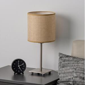 Brilagi - LED stolová lampa NUBILA 1xE27/60W/230V svetlohnedá