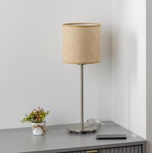 Brilagi - LED stolná lampa NUBILA 1xE27/60W/230V svetlohnedá